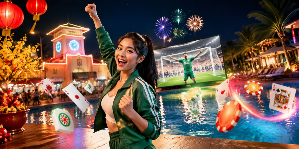 Không khí lễ hội Tết TP.HCM với người chơi bài và trò chơi may mắn truyền thống